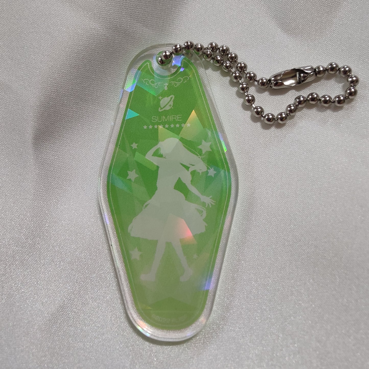 Liella! Cute Cube Harajuku Collab WE WILL! Holographic Silhouette Hotel Keychains