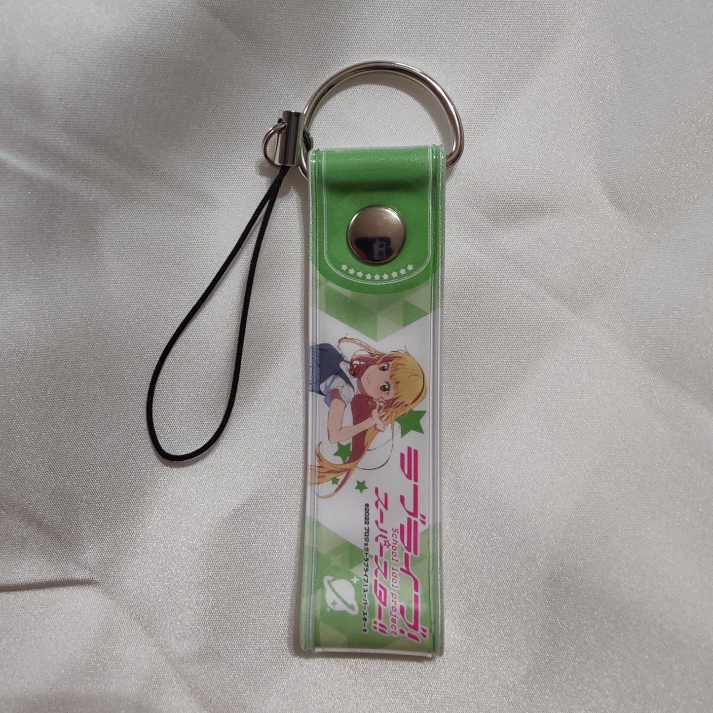 Liella! Cute Cube Harajuku Collab Summer Uniform Vinyl Strap Keychains