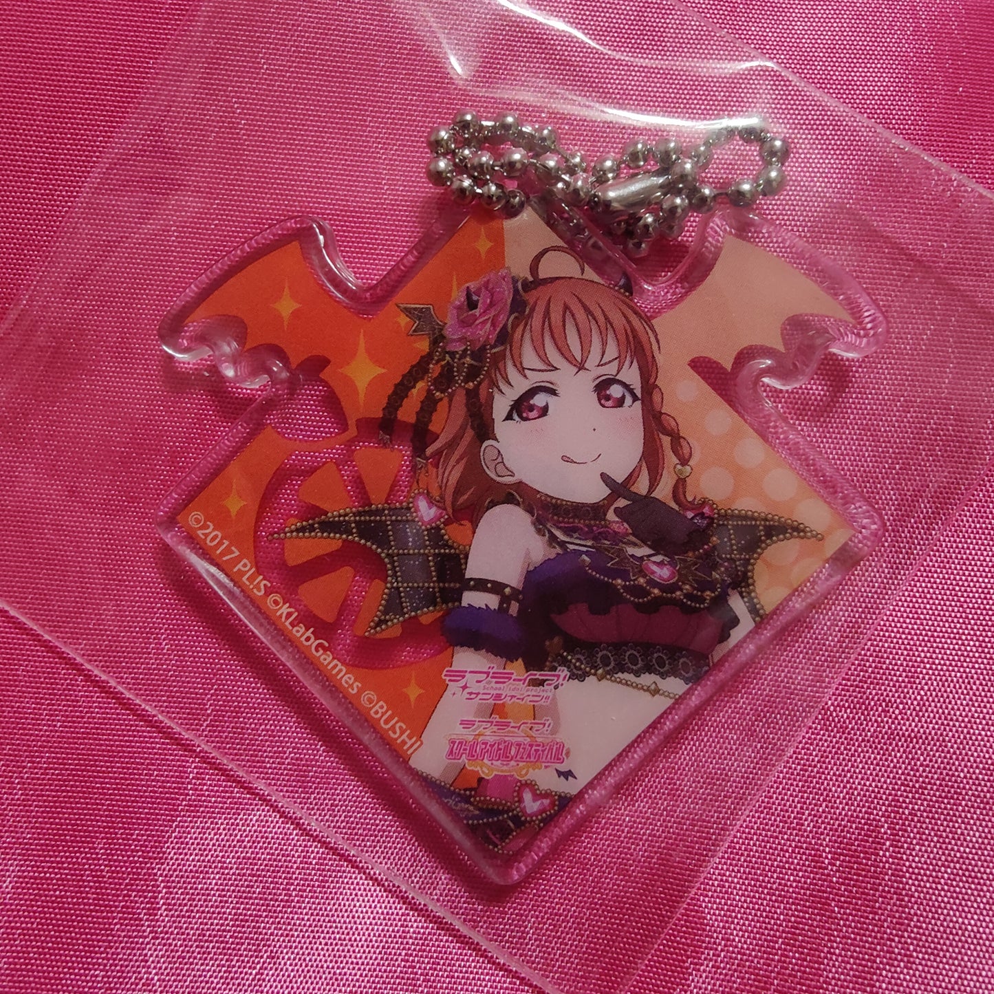 Aqours Little Devil Soft Clear Mascot Keychains