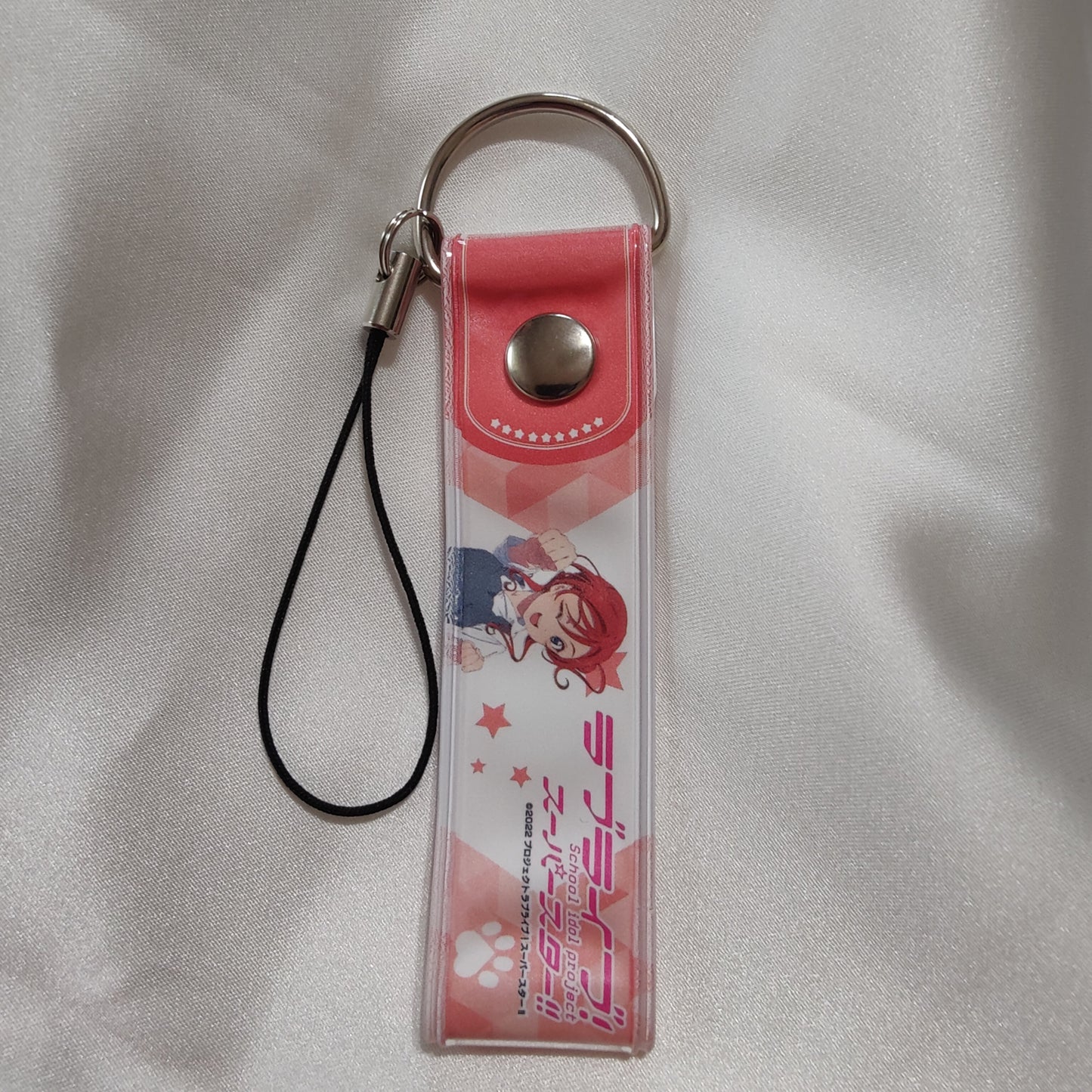 Liella! Cute Cube Harajuku Collab Summer Uniform Vinyl Strap Keychains