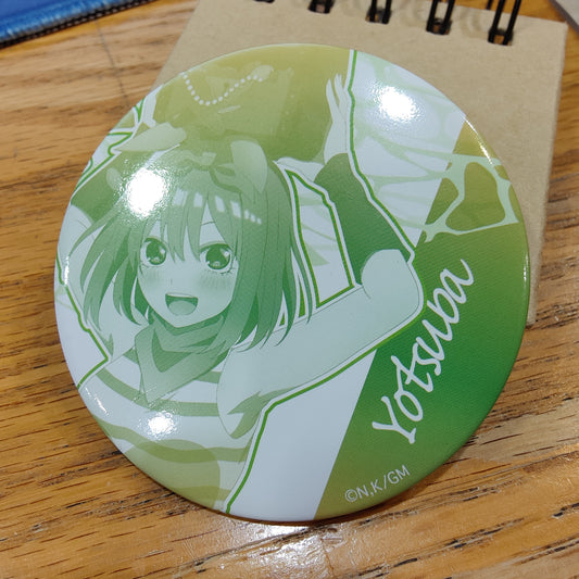 Quintessential Quintuplets Kuji Holiday Yotsuba Can Badge