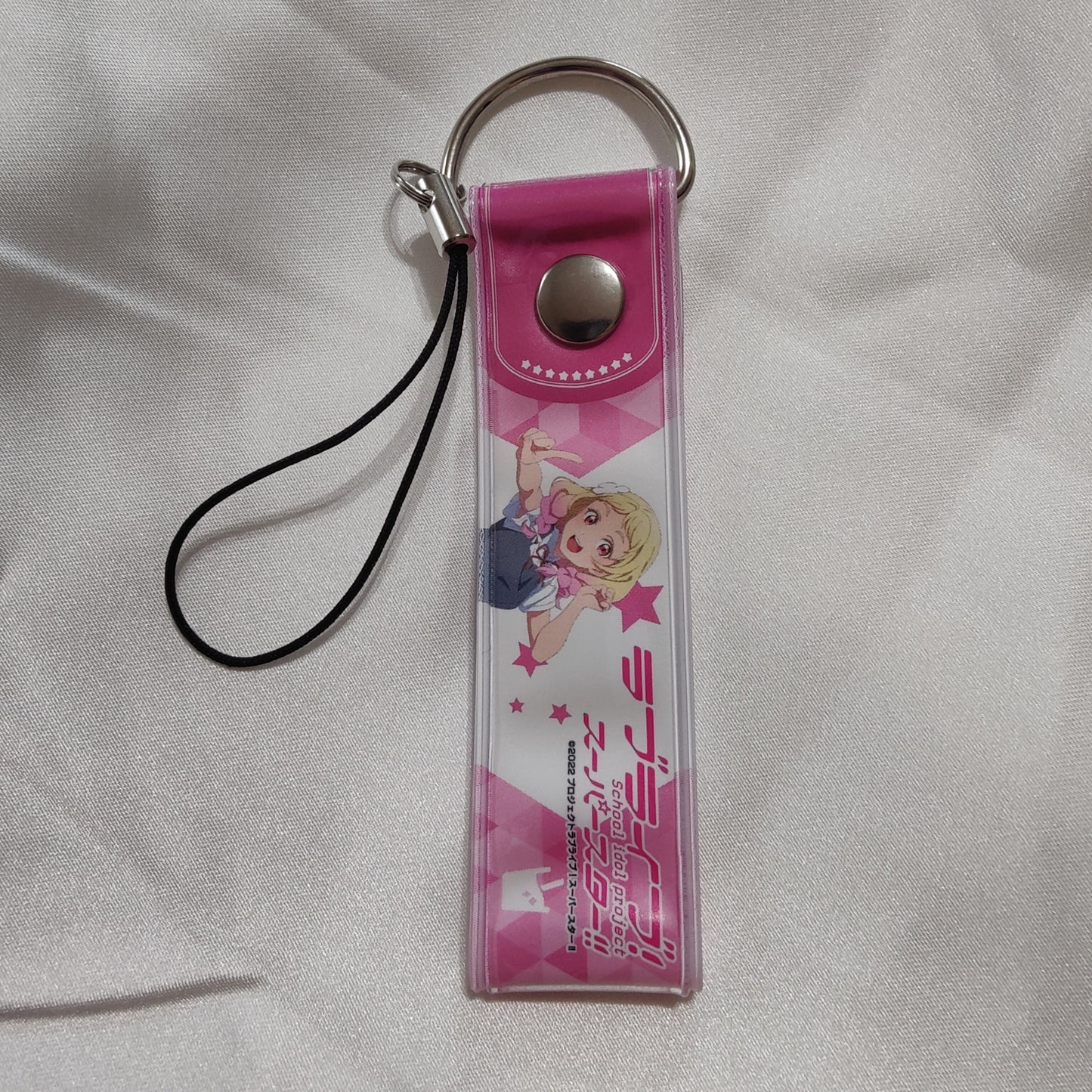 Liella! Cute Cube Harajuku Collab Summer Uniform Vinyl Strap Keychains