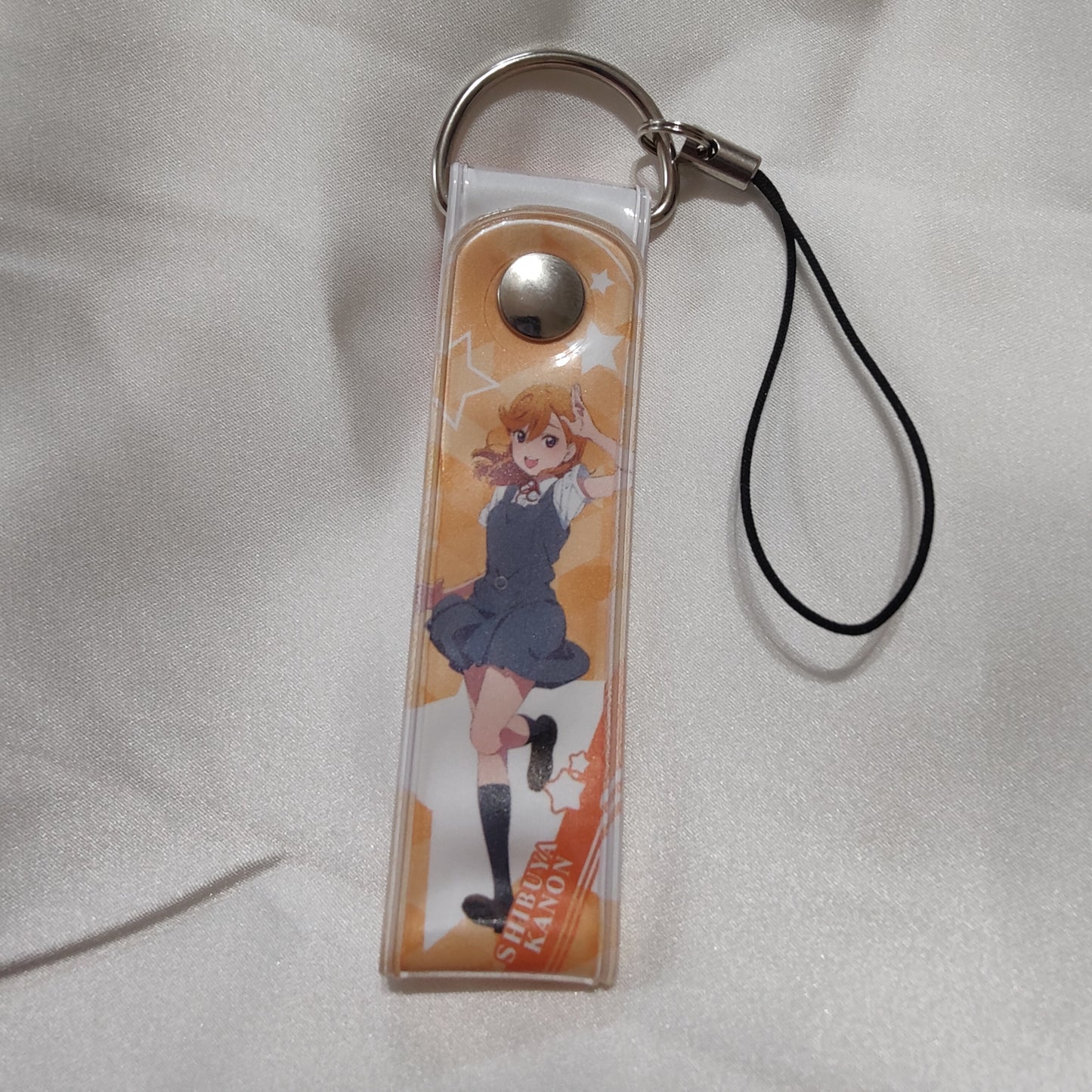 Liella! Cute Cube Harajuku Collab Summer Uniform Vinyl Strap Keychains