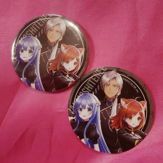 Nijisanji Chihiro Yuuki Ibrahim Latona Petit Can Badge and Sticker Set