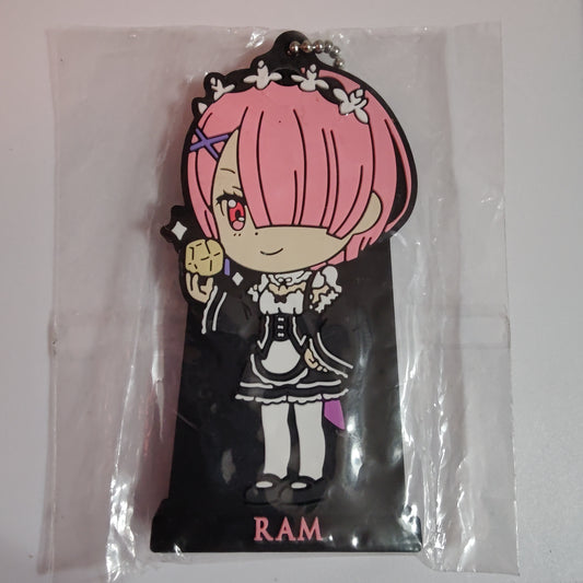 Ichiban Kuji Re:Zero Ram Standable Rubber Strap