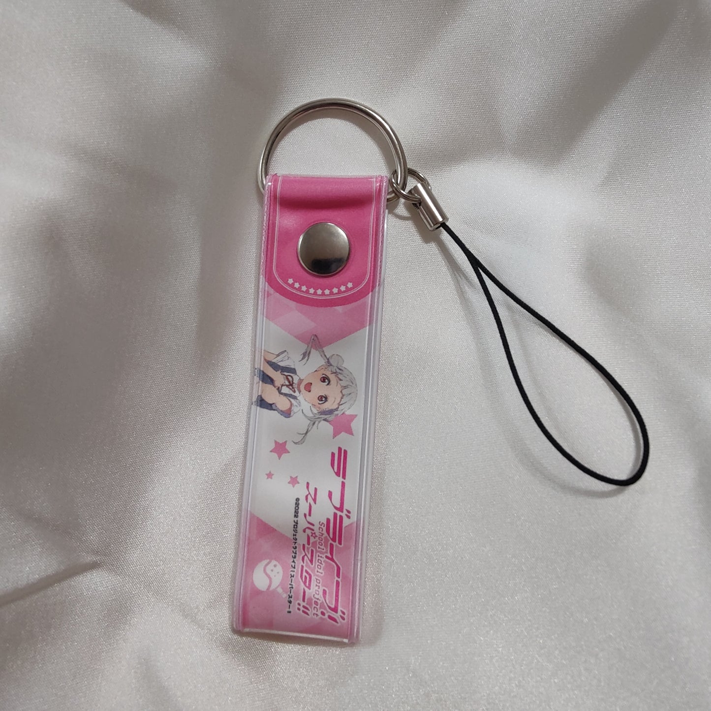 Liella! Cute Cube Harajuku Collab Summer Uniform Vinyl Strap Keychains