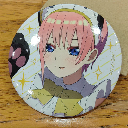 Quintessential Quintuplets Catgirl Ichika Can Badge