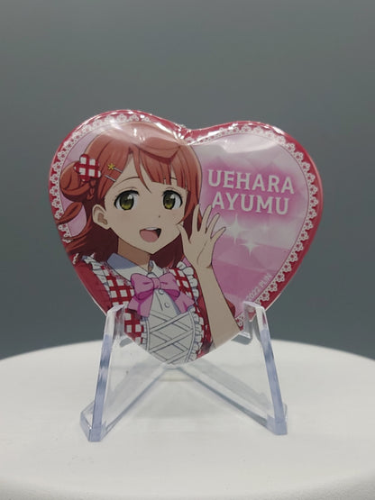 NTT Docomo x Love Live Nijigasaki High School Idol Club Final Chapter Part 1 Heart Can Badge