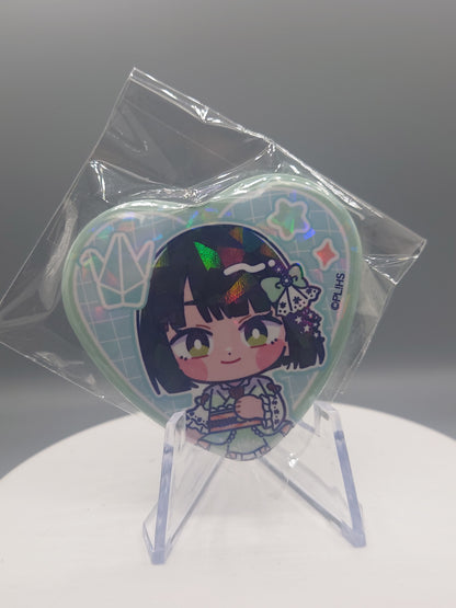Love Live Hasunosora Heart Can Badges