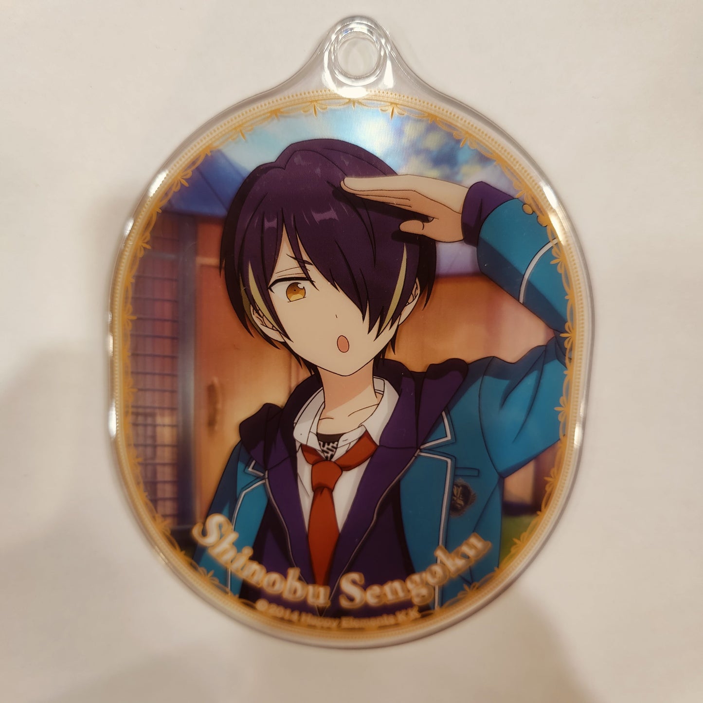 Ensemble Stars Shinobu Sengoku Huge Vinyl Uniform Strap (no chain included)