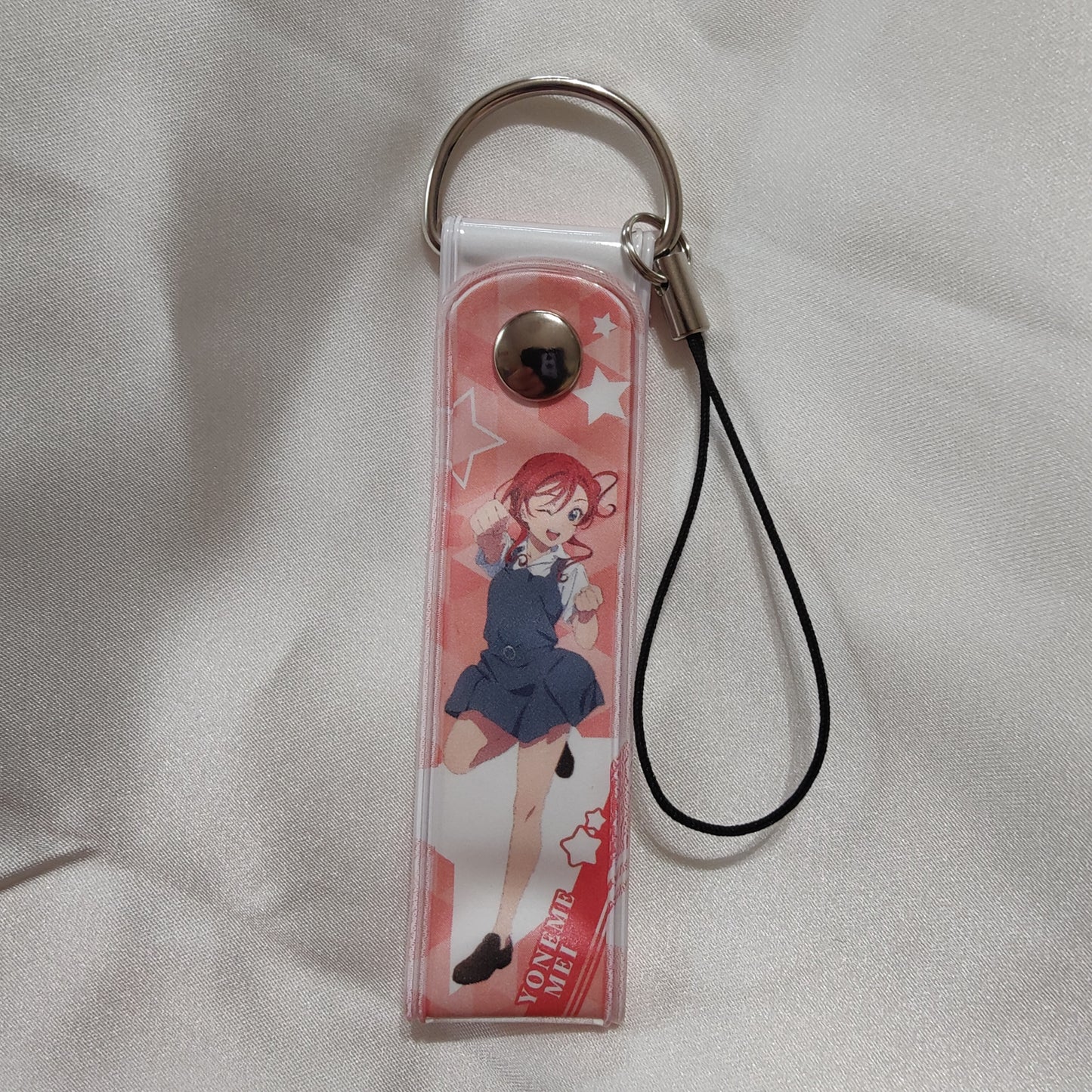 Liella! Cute Cube Harajuku Collab Summer Uniform Vinyl Strap Keychains