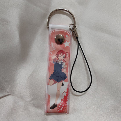 Liella! Cute Cube Harajuku Collab Summer Uniform Vinyl Strap Keychains