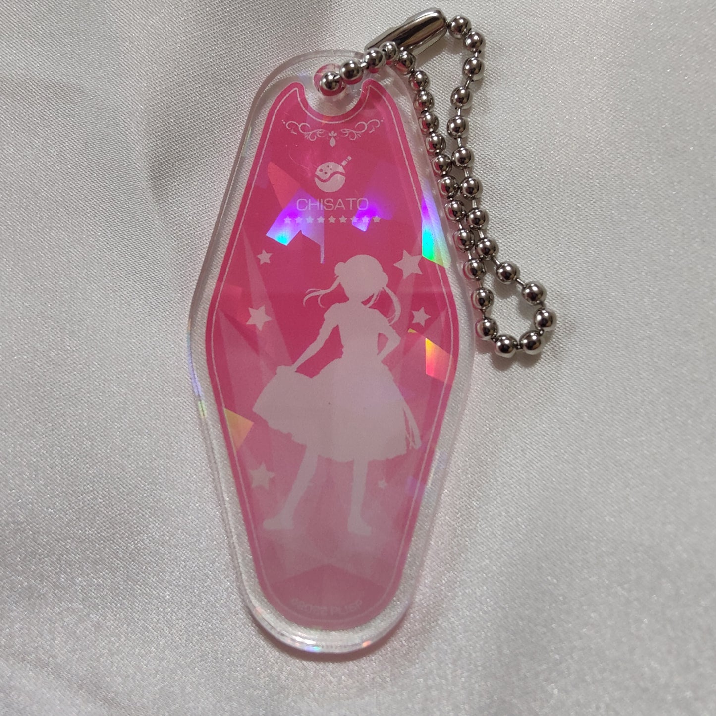 Liella! Cute Cube Harajuku Collab WE WILL! Holographic Silhouette Hotel Keychains
