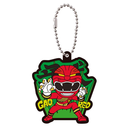 Super Sentai Series Legend Red Rangers Capsule Rubber Mascot vol.2
