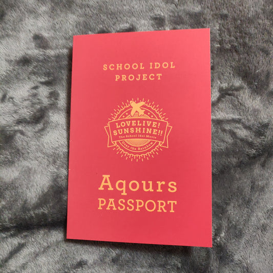 Aqours Passport Promo Sheet