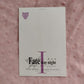 Fate/stay night Heaven's Feel Postcards